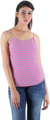 KOTTY Party Sleeveless Striped Women Multicolor Top 