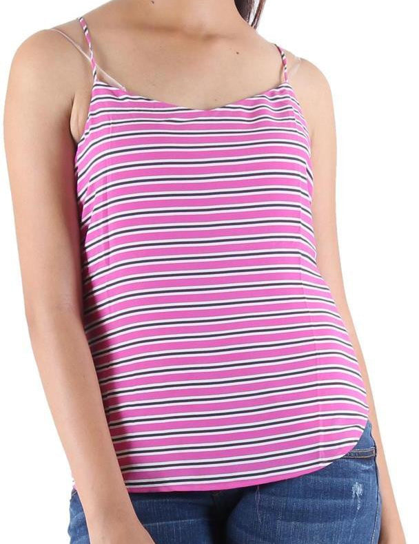 KOTTY Party Sleeveless Striped Women Multicolor Top 