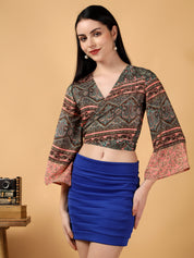 KOTTY Casual Printed Women Multicolor Top 