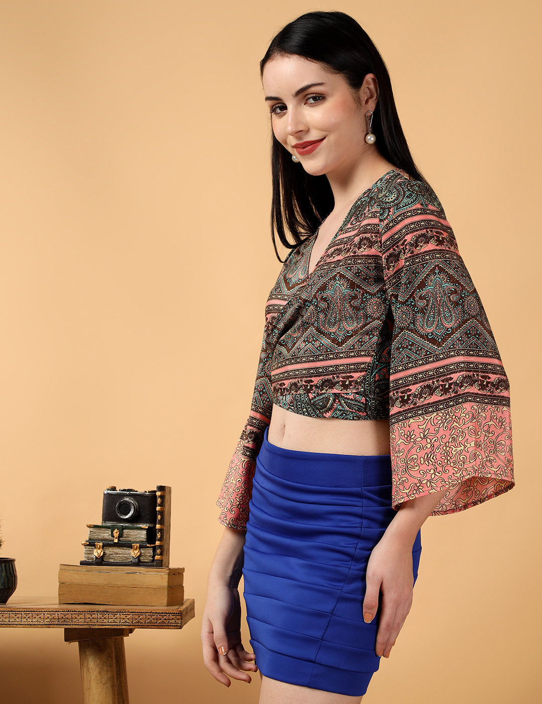 KOTTY Casual Printed Women Multicolor Top 