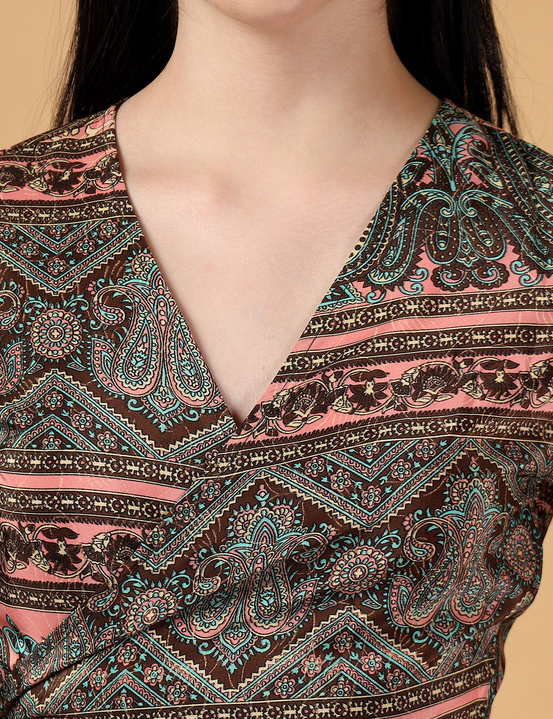 KOTTY Casual Printed Women Multicolor Top 