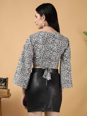 KOTTY Casual Polka Print Women Multicolor Top 