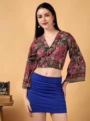 KOTTY Casual Printed Women Multicolor Top 