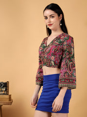 KOTTY Casual Printed Women Multicolor Top 