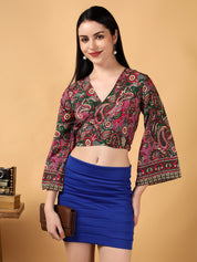 KOTTY Casual Printed Women Multicolor Top 