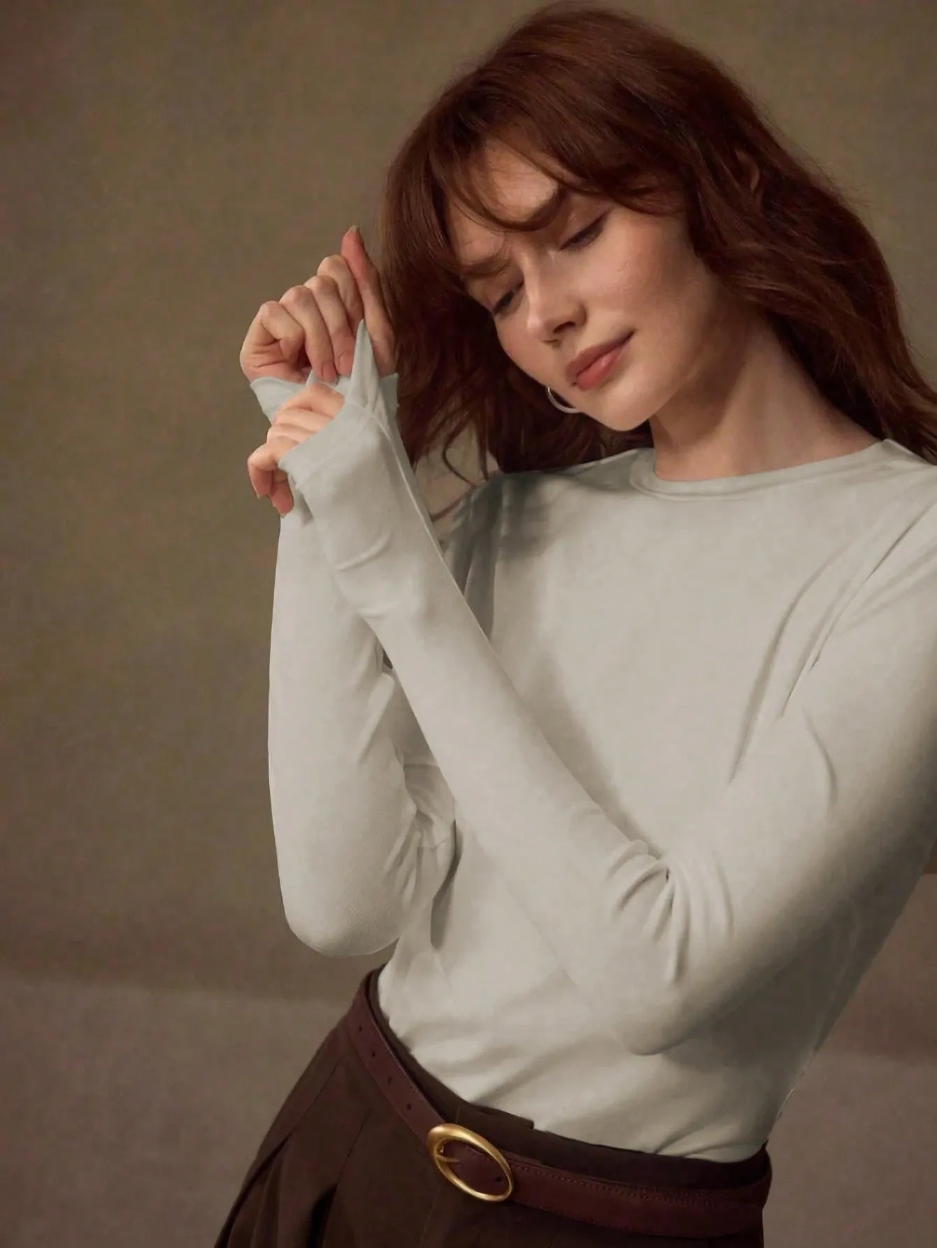 KOTTY Classic Round Neck Stretchable Casual Wear