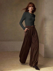 KOTTY Women Solid Grey Long Sleeve Slim Fit Top