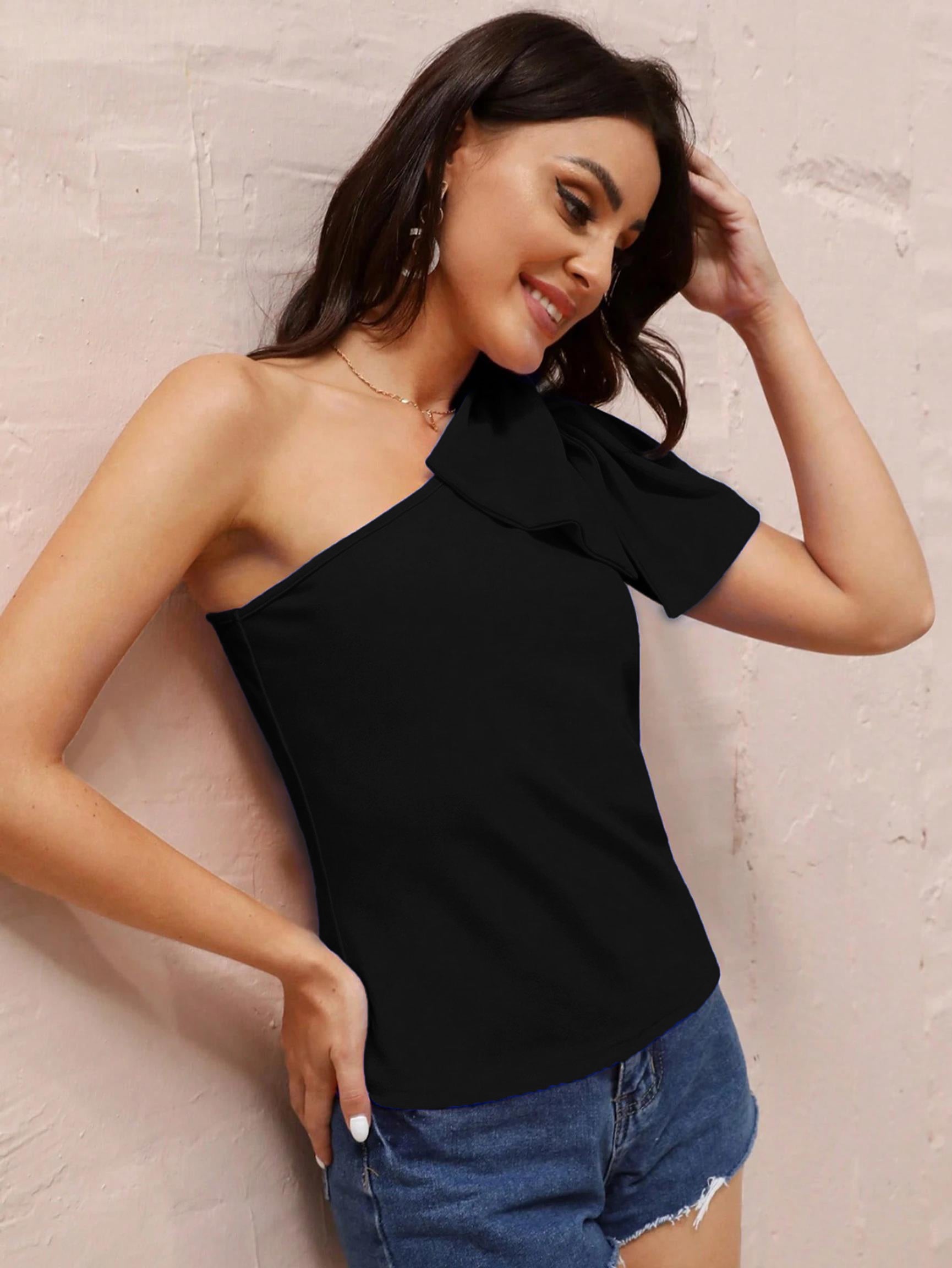 Women's Neck Drape Sleeveless Scarf Top