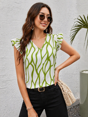 Women's Neck Drape Sleeveless Desighner Top