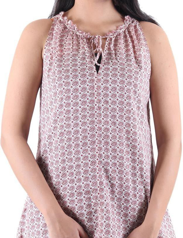 KOTTY Party Sleeveless Printed Women Multicolor Top 