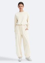 Cream Cozy Lounge Set for Women