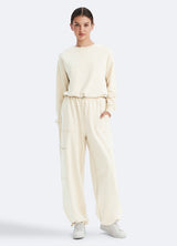 Cream Cozy Lounge Set for Women