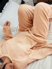 Women's Ultra Soft Fleece Lounge Set - Peach