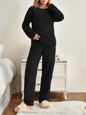 KOTTY Women's Black Winter Co-Ord Set