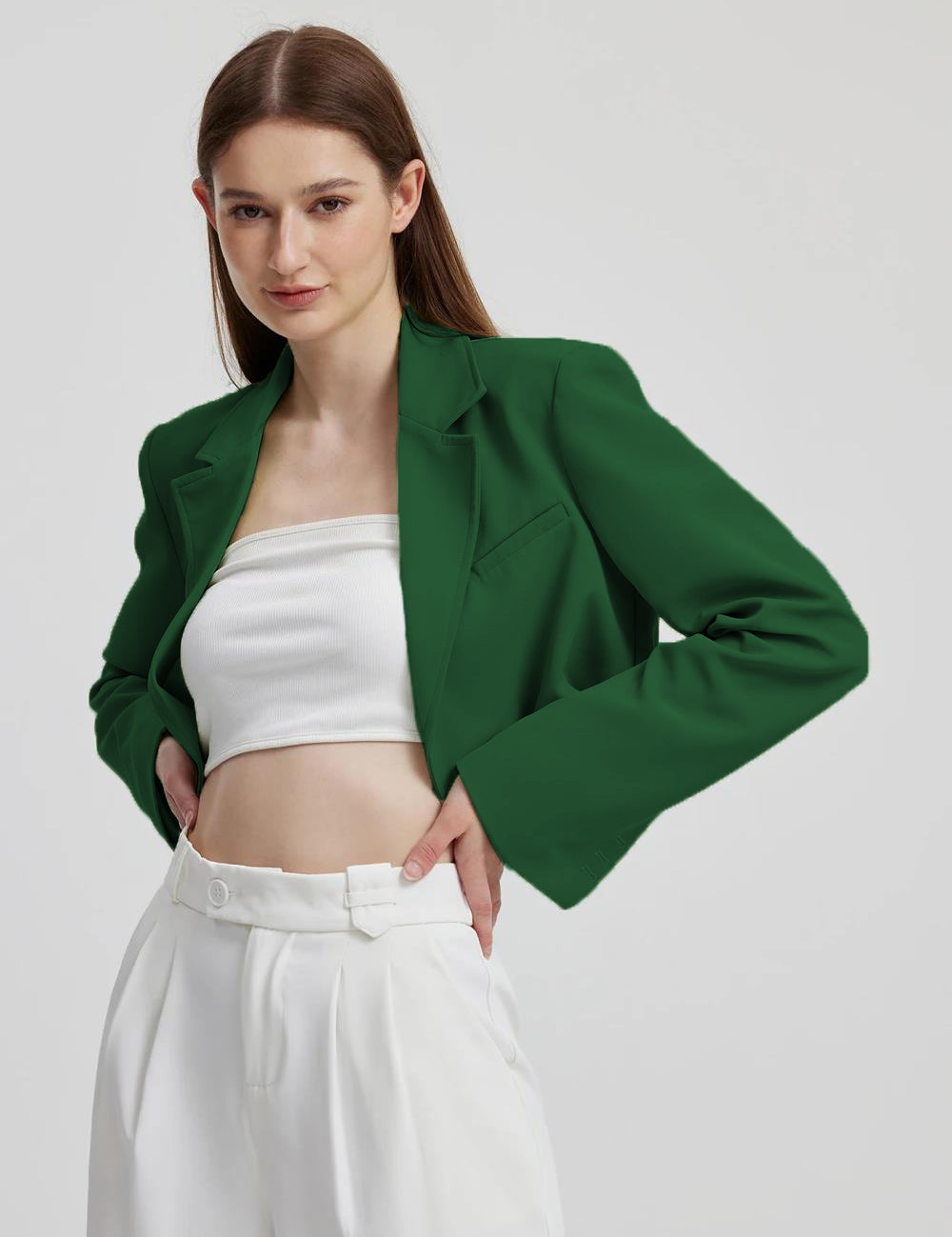 KOTTY Womens Full Sleeve Solid Casual Blazer