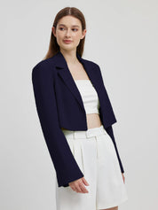 KOTTY Womens Full Sleeve Solid Casual Blazer