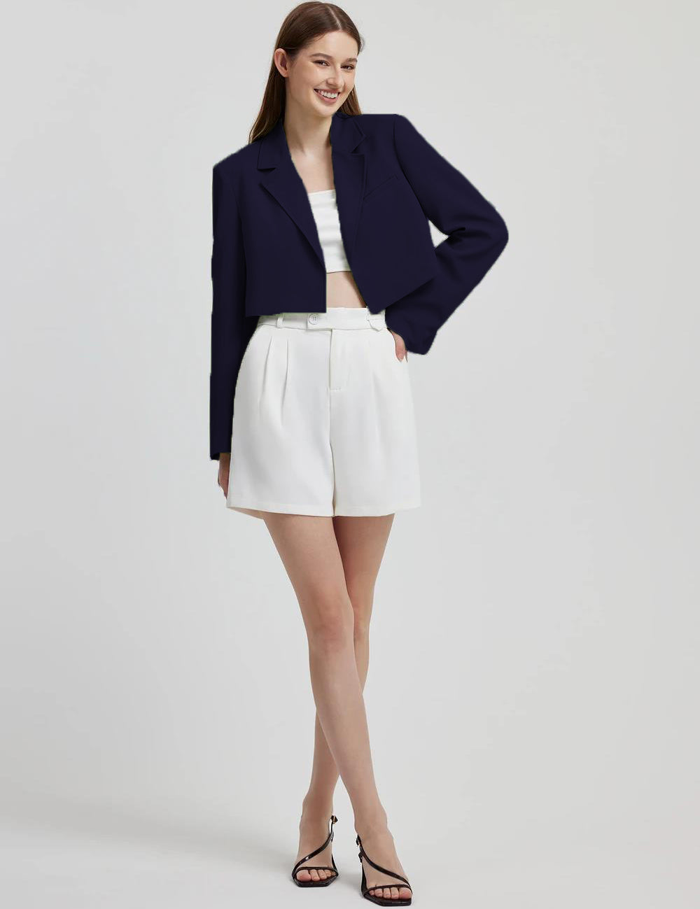 KOTTY Womens Full Sleeve Solid Casual Blazer
