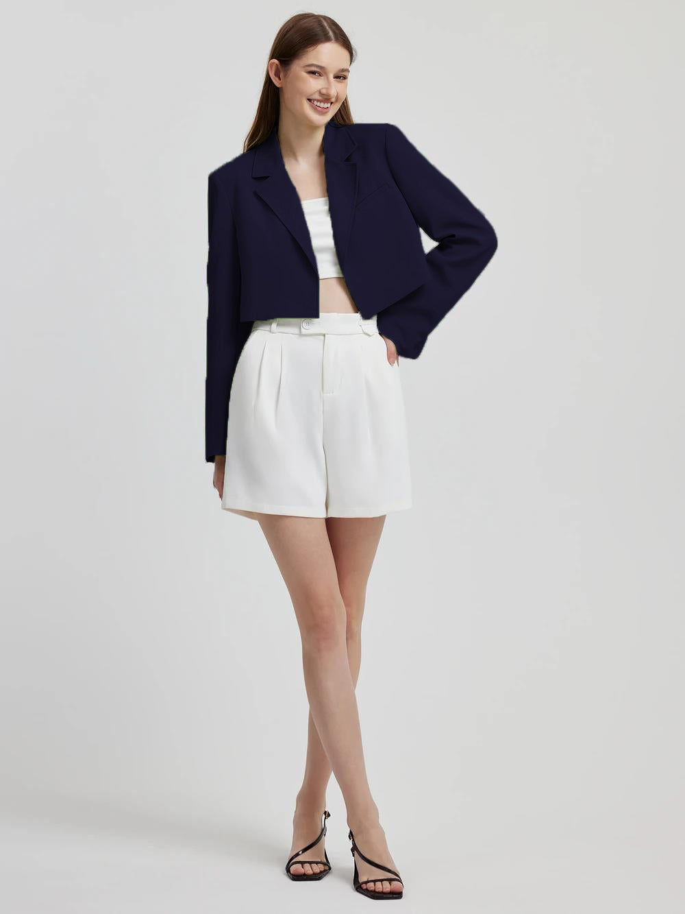 KOTTY Womens Full Sleeve Solid Casual Blazer