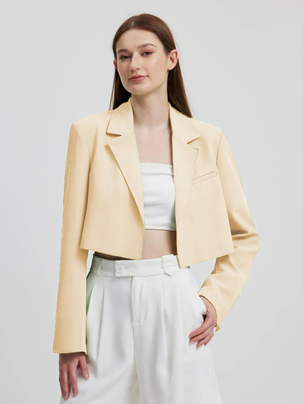 KOTTY Womens Full Sleeve Solid Casual Blazer