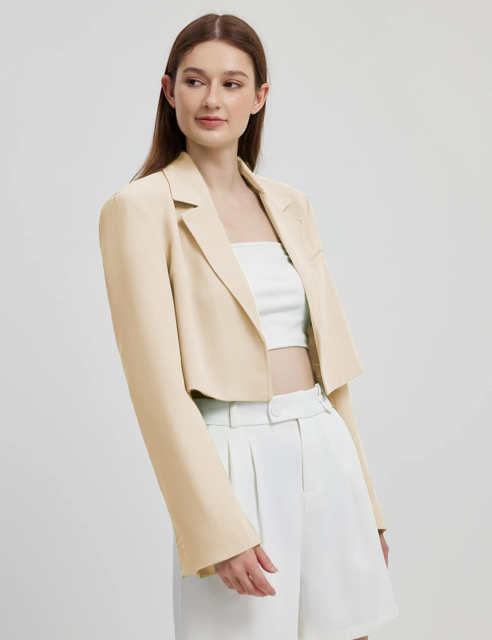 KOTTY Womens Full Sleeve Solid Casual Blazer