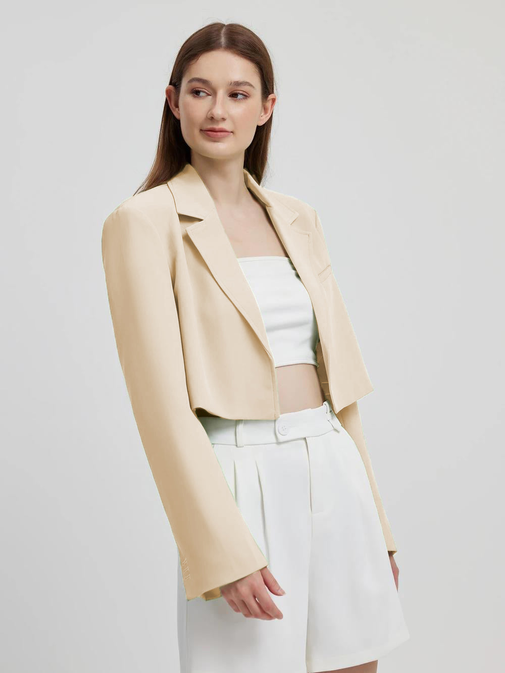 KOTTY Womens Full Sleeve Solid Casual Blazer