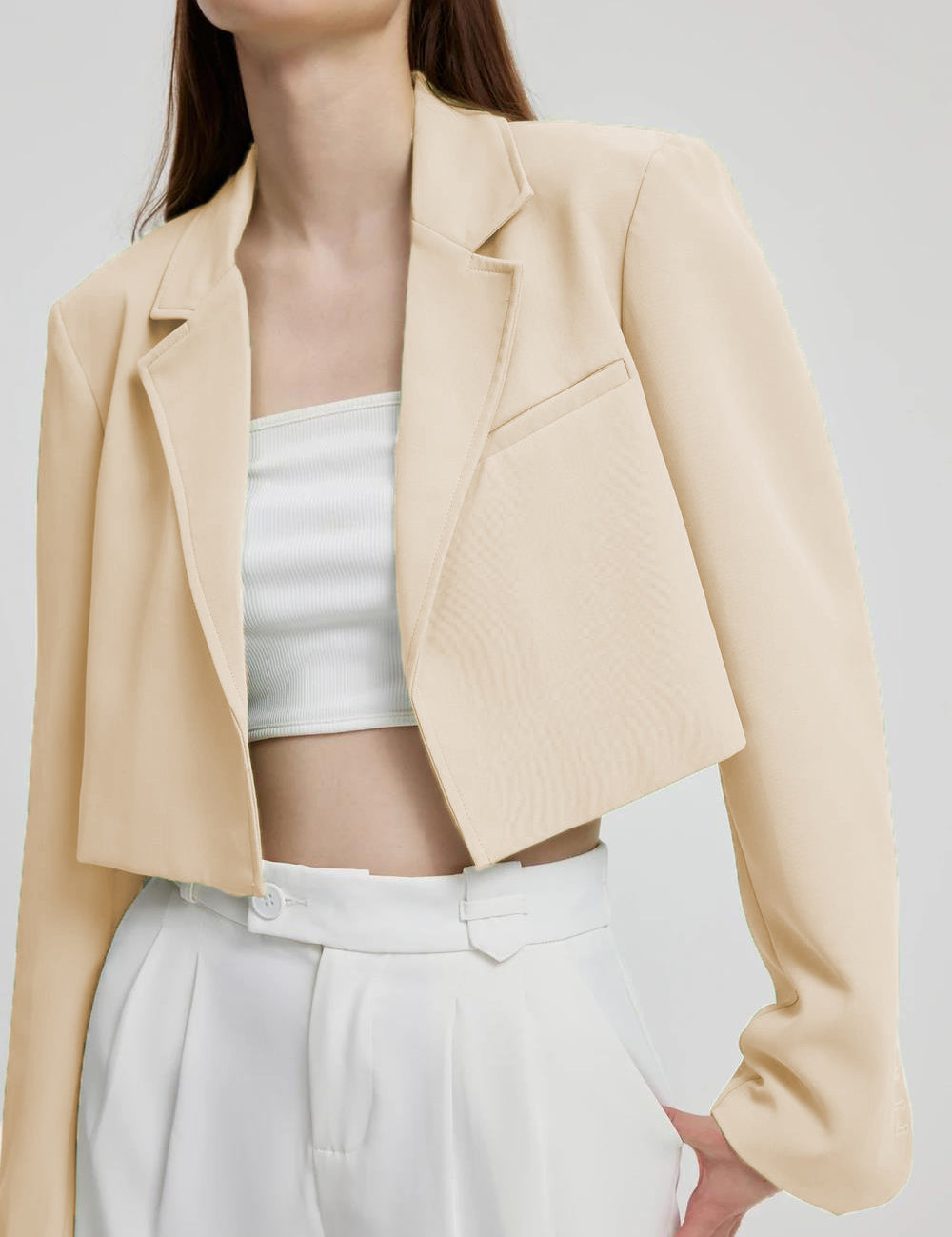 KOTTY Womens Full Sleeve Solid Casual Blazer
