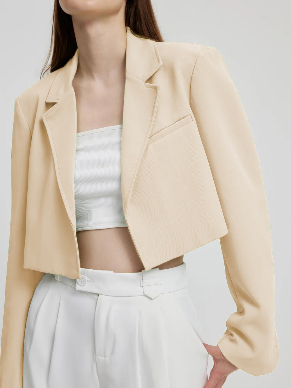KOTTY Womens Full Sleeve Solid Casual Blazer