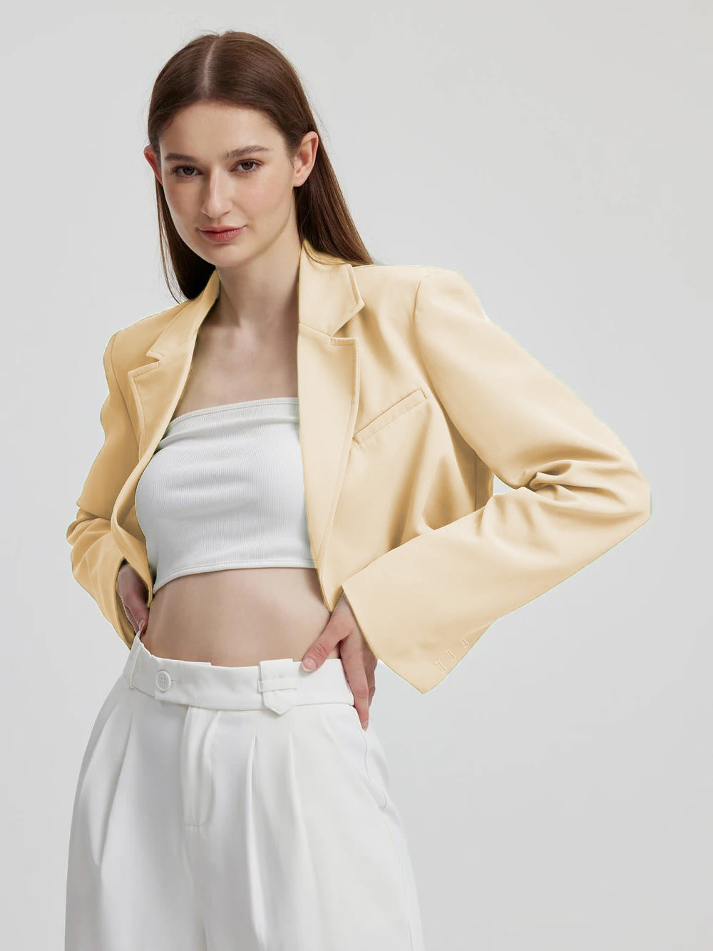 KOTTY Womens Full Sleeve Solid Casual Blazer