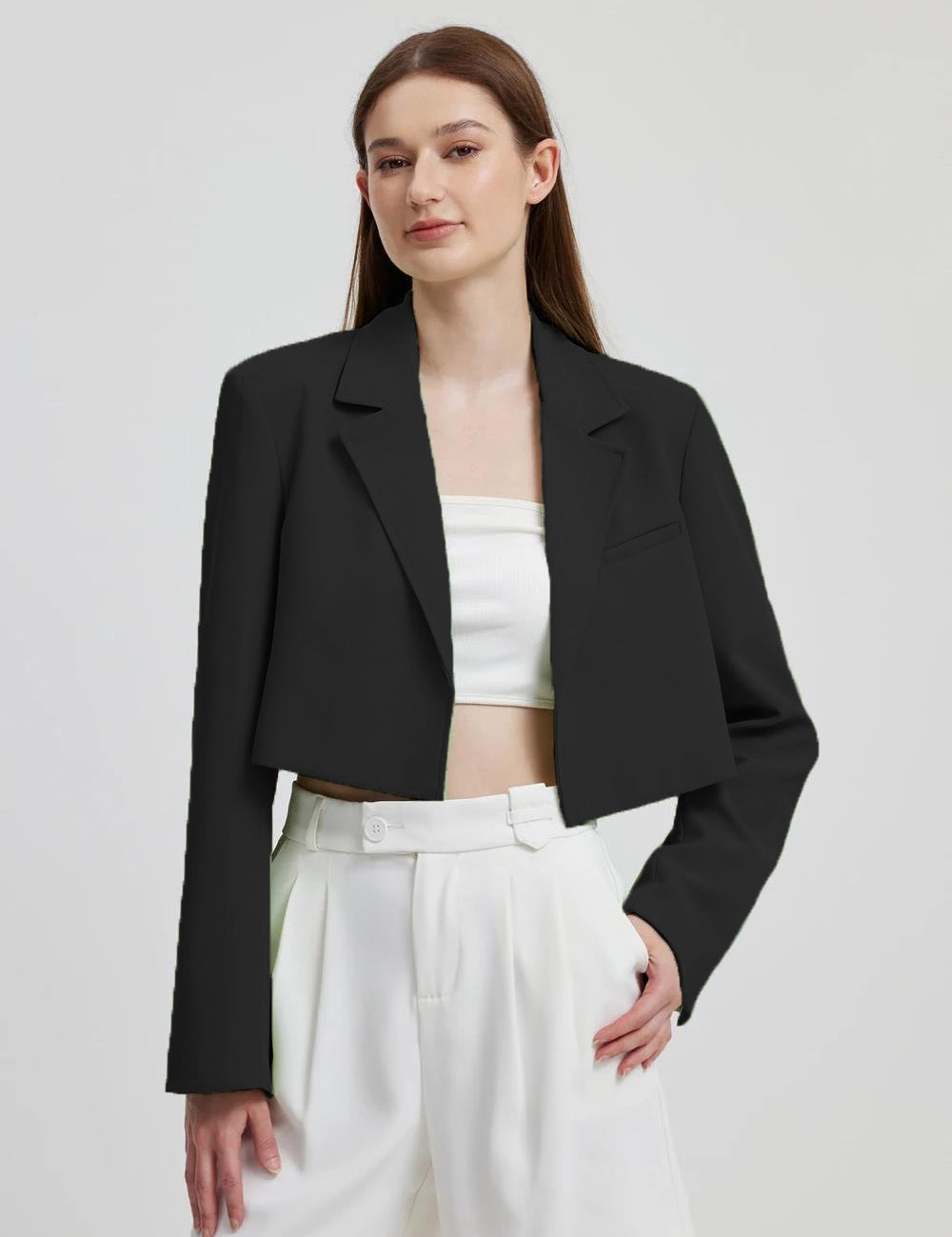 KOTTY Womens Full Sleeve Solid Casual Blazer