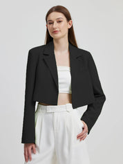 KOTTY Womens Full Sleeve Solid Casual Blazer