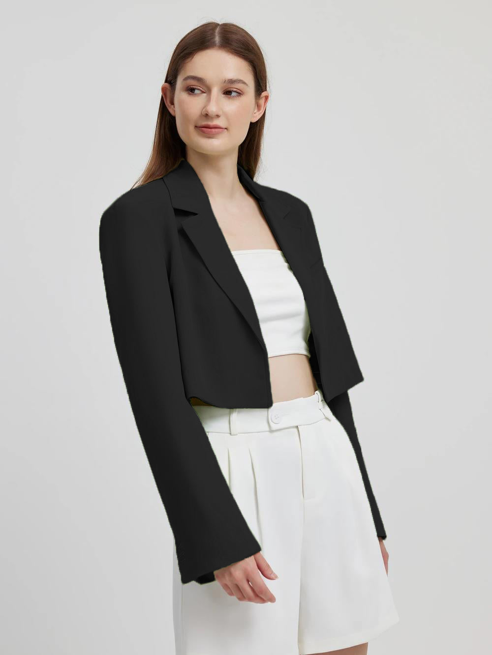 KOTTY Womens Full Sleeve Solid Casual Blazer