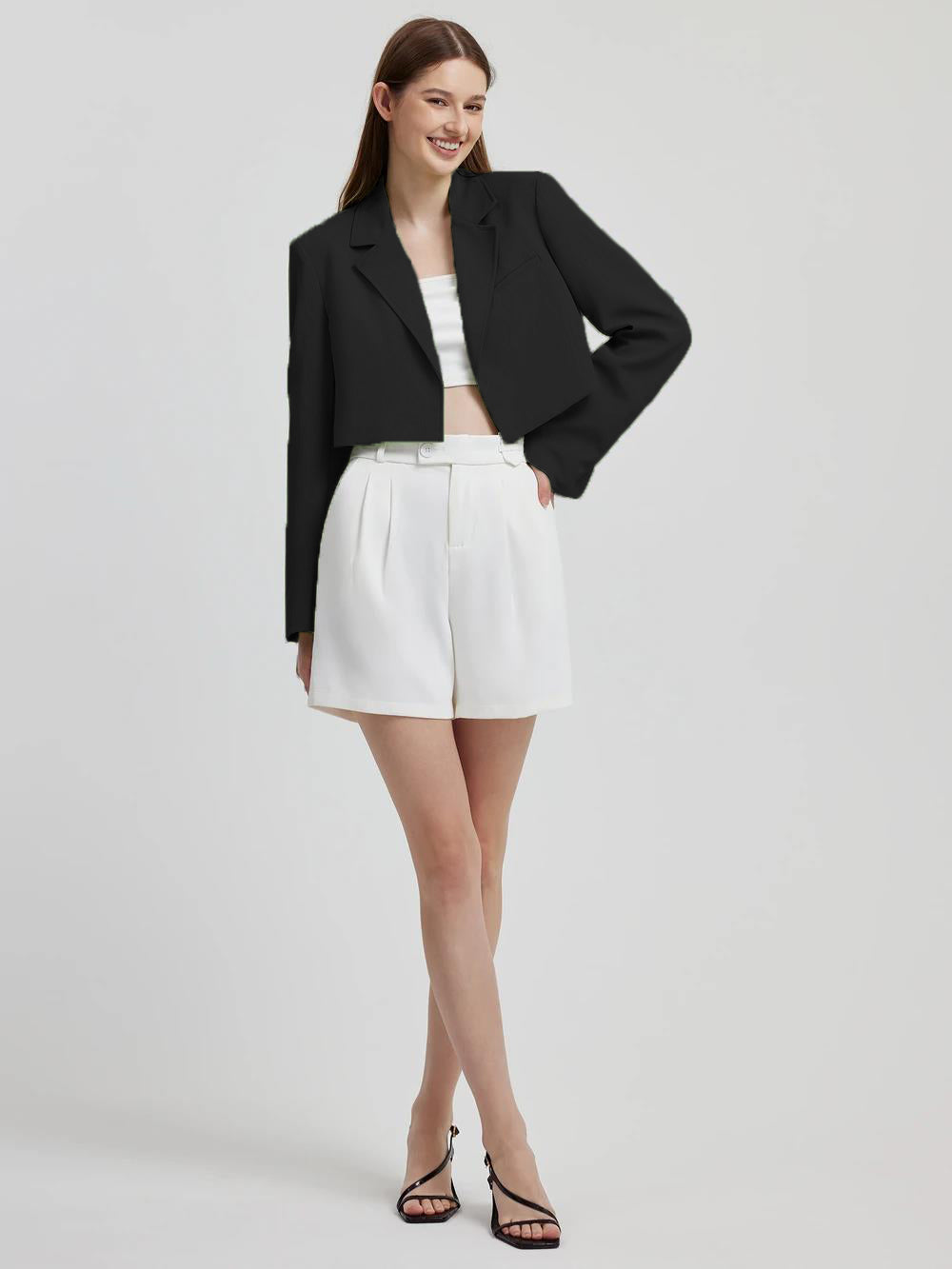 KOTTY Womens Full Sleeve Solid Casual Blazer