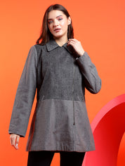 KOTTY Women's Stylish Mid-Length Coats – Vibrant Mustard and Chic Designs Premium Colors