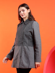 KOTTY Women's Stylish Mid-Length Coats – Vibrant Mustard and Chic Designs Premium Colors