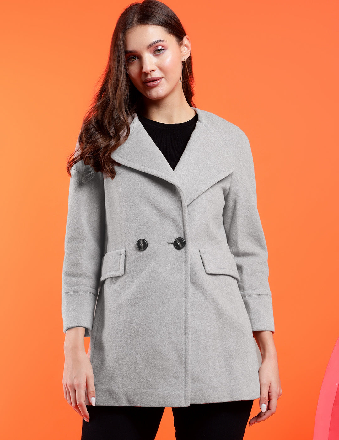KOTTY Womens Full Sleeve Solid Casual Blazer