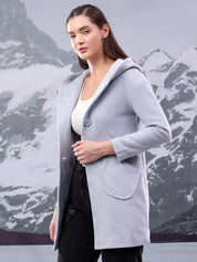 KOTTY Women's Long Coat Stylish and Flattering Outerwear