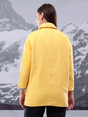 KOTTY Women's Longline Coat Chic & Flattering Fit