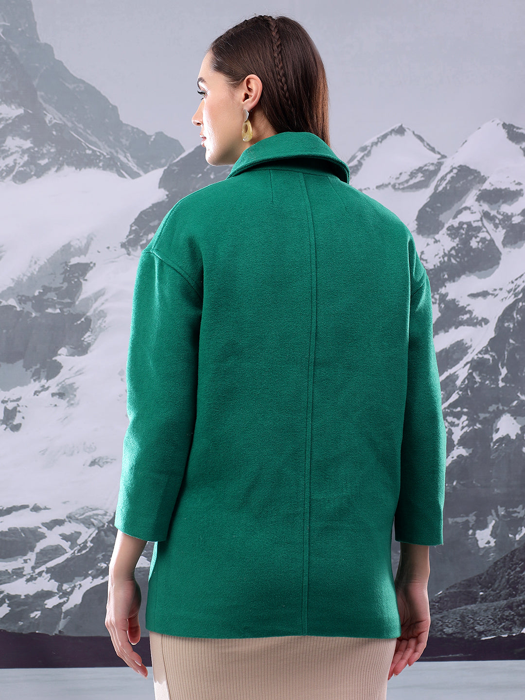 KOTTY Women's Longline Coat Chic & Flattering Fit