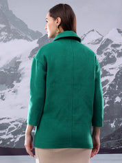 KOTTY Women's Longline Coat Chic & Flattering Fit