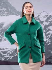 KOTTY Women's Longline Coat Chic & Flattering Fit