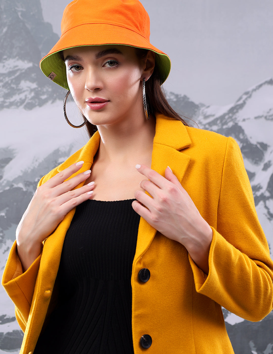 KOTTY Solid Single Breasted Casual Women Blazer (Yellow)