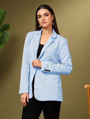KOTTY Cotton Blend Solid Coat 