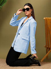 KOTTY Cotton Blend Solid Coat 