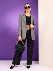 KOTTY Cotton Blend Solid Coat 