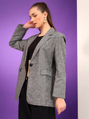 KOTTY Cotton Blend Solid Coat 