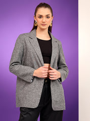 KOTTY Cotton Blend Solid Coat 