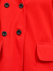 KOTTY Cotton Blend Solid Coat 