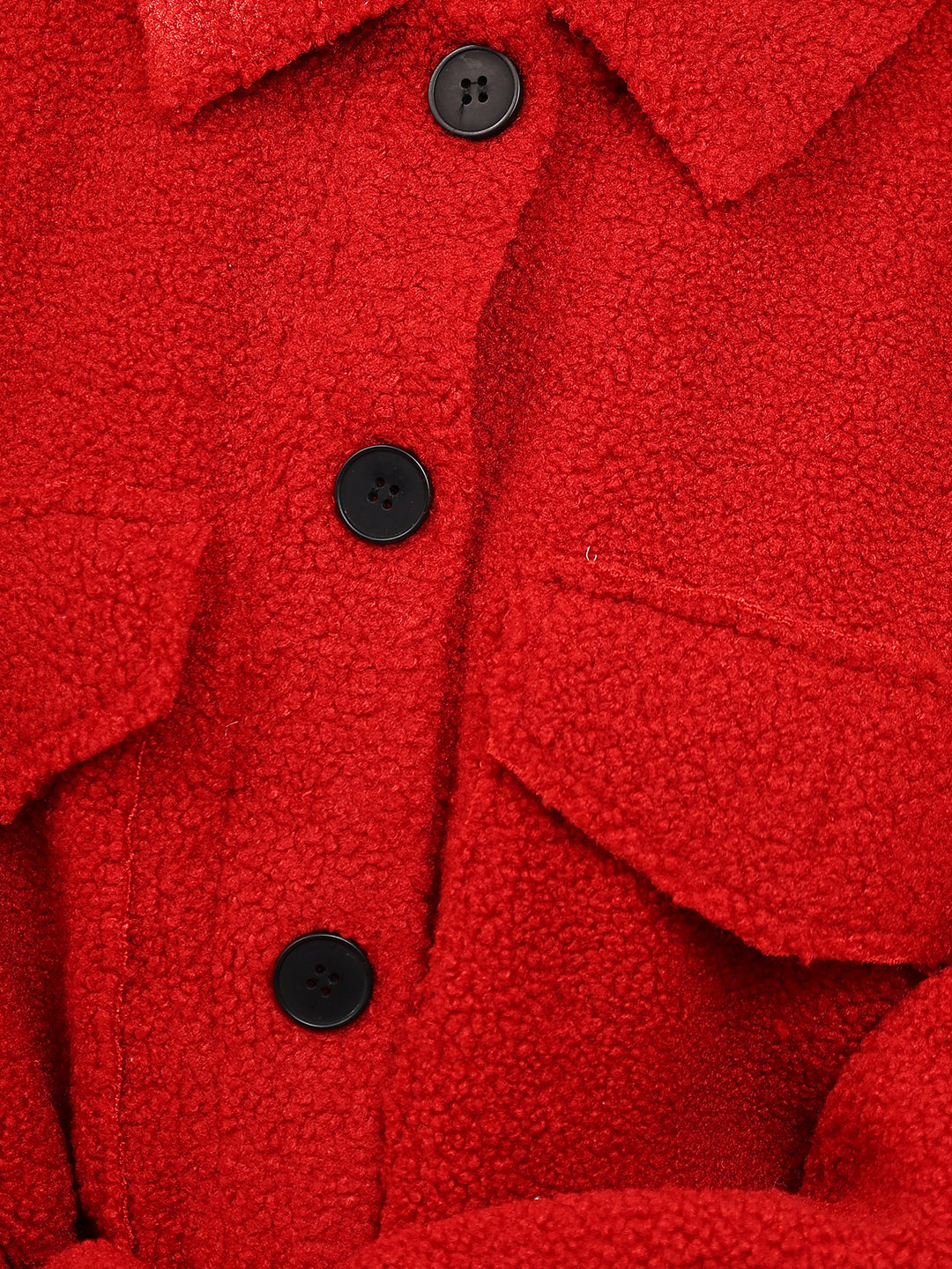 KOTTY Cotton Blend Solid Coat 