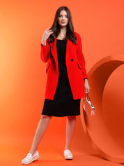 KOTTY Cotton Blend Solid Coat 