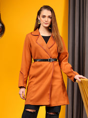 KOTTY Womens Full Sleeve Solid Casual Blazer